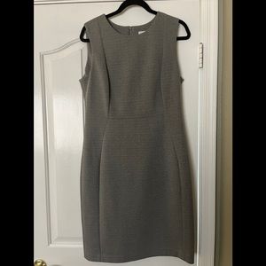 Calvin Klein grey shift dress